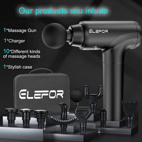 Massage Gun Deep Tissue, Percussion Back Massager - Image 3