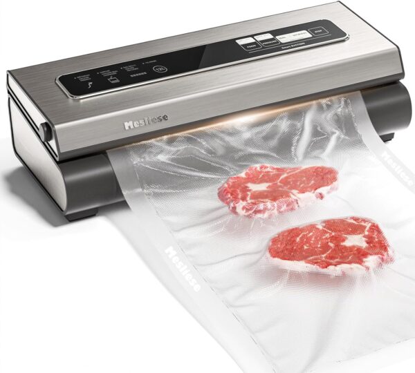 Vacuum Sealer Machine Powerful 90Kpa Precision 6-in-1 Compact Food Preservation System with Cutter