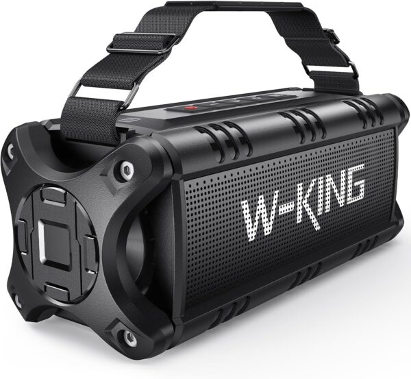 W-KING Bluetooth Speaker, 90W Peak 50W RMS IPX6 Waterproof Loud Speakers