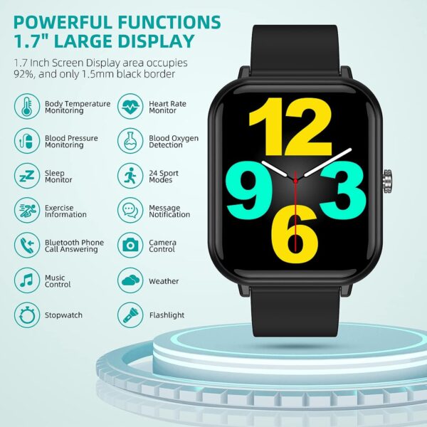 Smart Watch, Fitness Tracker with 24 Sports Modes - Image 2